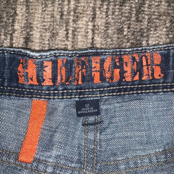 VTG 90s Y2K‎ Tommy Hilfiger Youth Size 12 L Medium Wash Bootcut Jeans - Picture 3 of 7